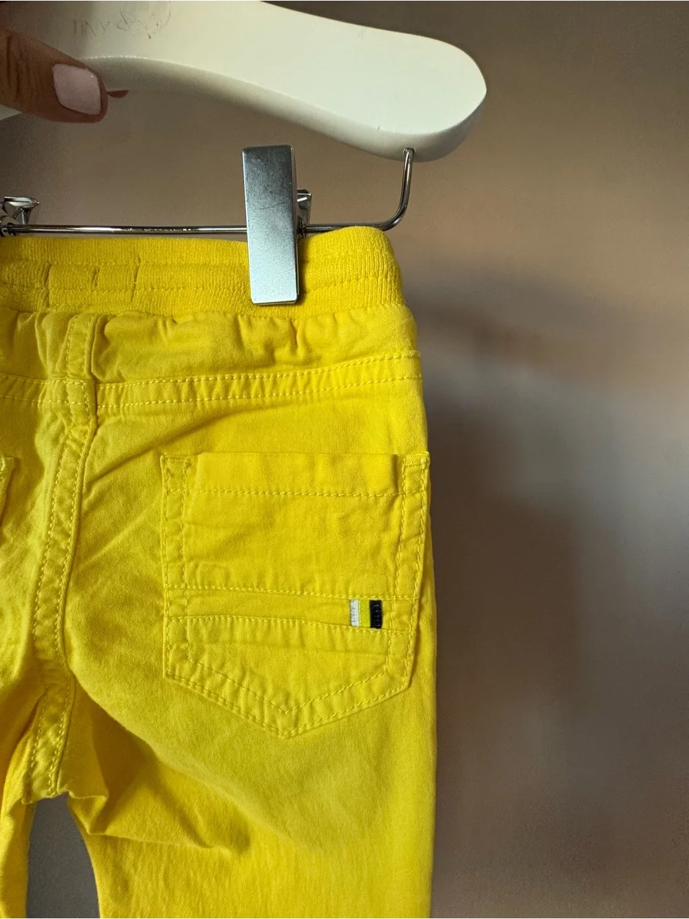Mayoral NWT Baby‎ Bright Yellow Drawstring Joggers Size 12 Months